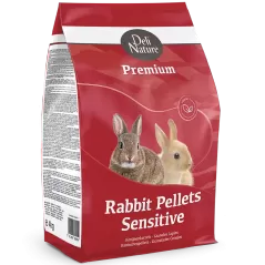 Premium Granulés Lapins Sensitive 4kg - Deli Nature à 6,25 € - Deli Nature - 029322 - Alimentation principale