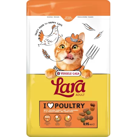 Lara Adult avec poulet et dinde 950gr à 4,99 € - Versele-Laga - 441128 - Lara - Versele-Laga
