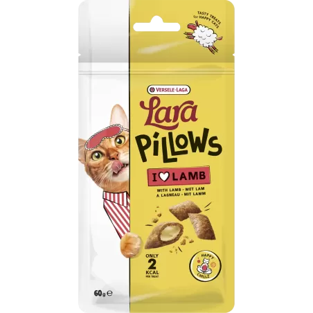 Lara Pillows à l'agneau Happy Chillz Treats 60gr à 2,50 € - Versele-Laga - 444001 - Snacks
