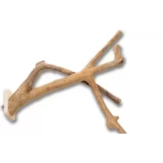 Perchoir Java Wood Double 30 cm - Giga Bird