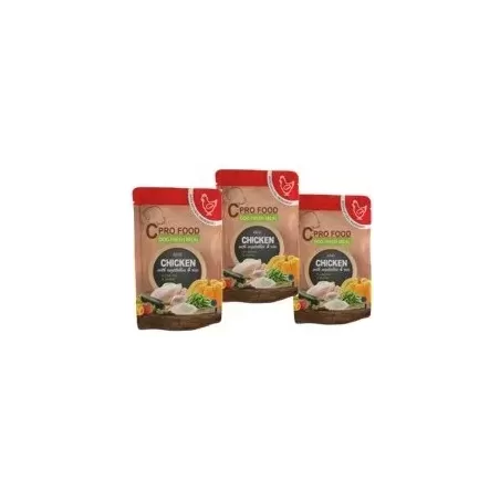 Pâtée Chien Fresh Meal Adult Poulet 300gr - C Pro Food à 2,99 € - C PRO FOOD - DFC300 - C PRO FOOD