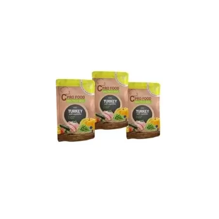 Pâtée Chien Fresh Meal Adult Dinde 300gr - C Pro Food à 2,99 € - C PRO FOOD - DFT300 - C PRO FOOD