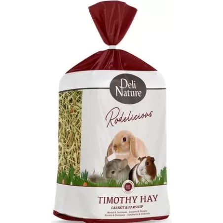 Foin Timothy - Carotte & Panais Rodelicious 600gr - Deli Nature à 6,75 € - Deli Nature - 21358 - Foin