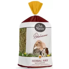 Foin d'Herbes Pâquerette & Pissenlit Rodelicious 600gr - Deli Nature à 4,65 € - Deli Nature - 21359 - Foin