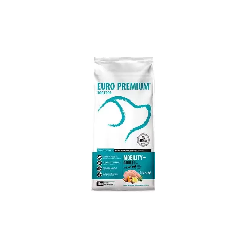 Mobility+ Adult poulet 10kg - Euro Premium