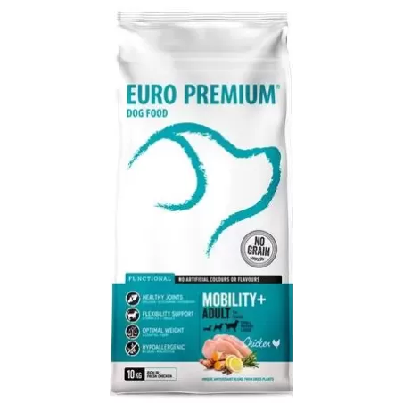 Mobility+ Adult poulet 10kg - Euro Premium à 65,90 € - Euro Premium - Dog Food - 20560 - Euro Premium - Dog Food