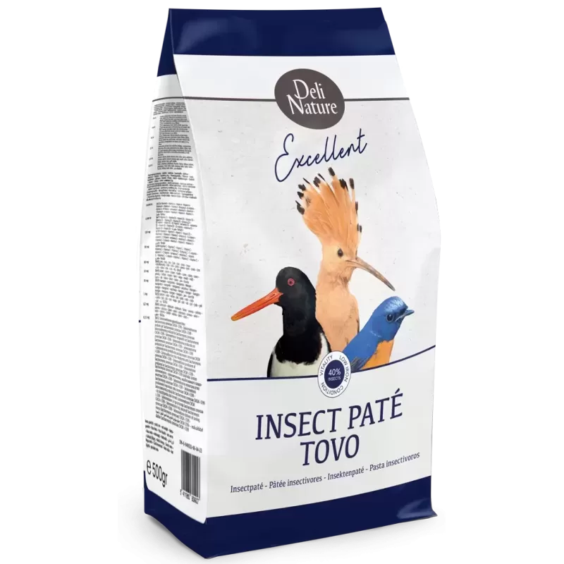 Pâtée insectivore Tovo 500gr - Deli Nature