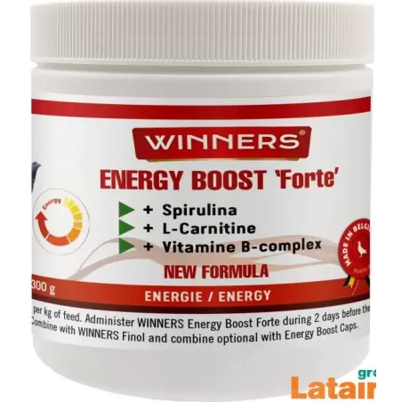 Energy Boost Forte - énergie, acides aminés, endurance 300gr - Winners à 17,35 € - Winners - 81246 - Complément Alimentaire