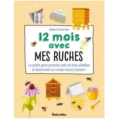 Livre 12 Mois Avec Mes Ruches - Gilles et Paul Fert à 12,95 € -  - 204 - Matériel Apiculteur