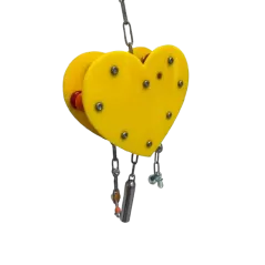 Jouet Perroquet Coeur En Acrylique Jaune L - Parrots & Toys à 52,00 € - Vogelhof - Parrots & Toys - AC41-HARTJE-L - Jouets