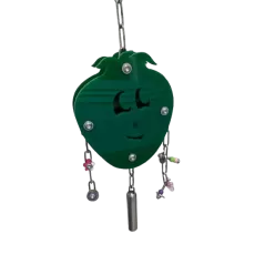 Jouet Perroquet Fraise En Acrylique Vert M - Parrots Toys à 48,00 € - Vogelhof - Parrots & Toys - AC85-AARDBEI-M - Jouets