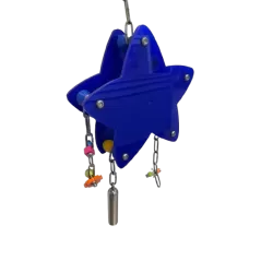 Jouet Perroquet Etoile En Acrylique Bleu L - Parrots & Toys à 52,00 € - Vogelhof - Parrots & Toys - AC03-STER-L - Jouets