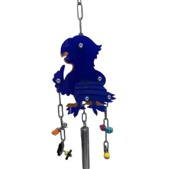 Jouet Perroquet En Acrylique Bleu M - Parrots & Toys à 45,90 € - Vogelhof - Parrots & Toys - AC46-VOGEL-M - Jouets
