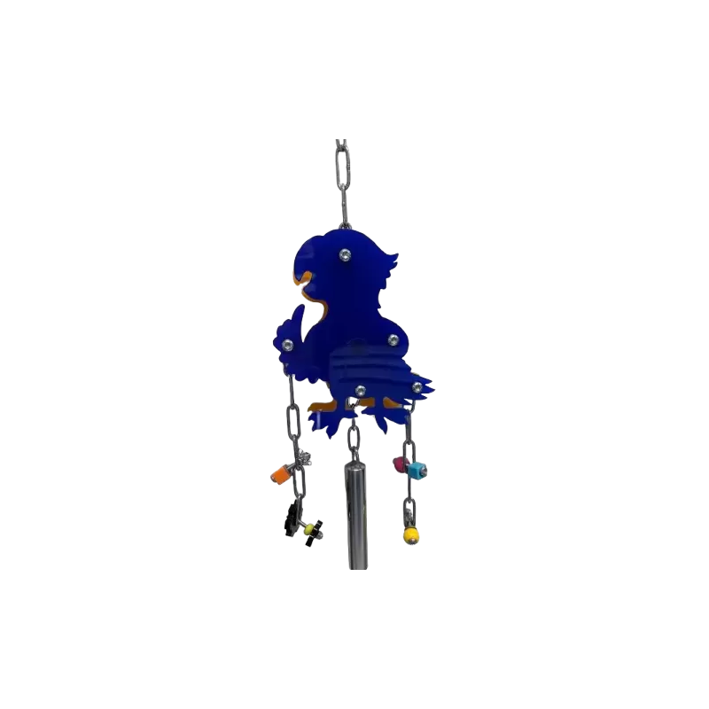 Jouet Perroquet En Acrylique Bleu M - Parrots & Toys