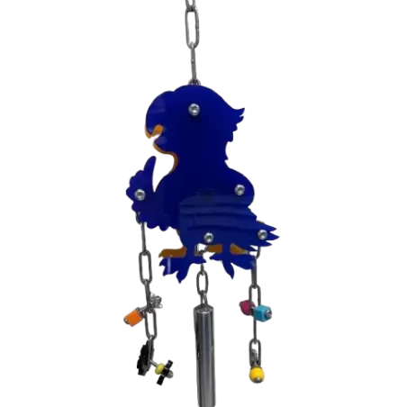 Jouet Perroquet En Acrylique Bleu M - Parrots & Toys à 45,90 € - Vogelhof - Parrots & Toys - AC46-VOGEL-M - Jouets