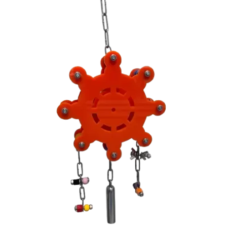 Jouet Perroquet Roue En Acrylique L - Parrots & Toys à 55,00 € - Vogelhof - Parrots & Toys - AC106-ROER-L - Jouets