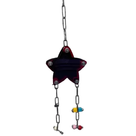 Jouet Perroquet Etoile En Acrylique Rouge S - Parrots & Toys à 39,80 € - Vogelhof - Parrots & Toys - AC-01-STER - Jouets