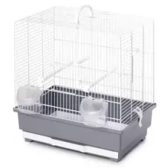 Cage Oiseau Alfa Blanc 40x27x48 cm - Grizo à 32,20 € - Grizo - 140014000 - Cages