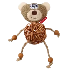 Jouet Animal en Bois Avec Herbe à Chat- Gigwi à 9,95 € - Gigwi - GIG/7265 - Souris et peluche
