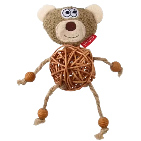 Jouet Animal en Bois Avec Herbe à Chat- Gigwi à 9,95 € - Gigwi - GIG/7265 - Souris et peluche