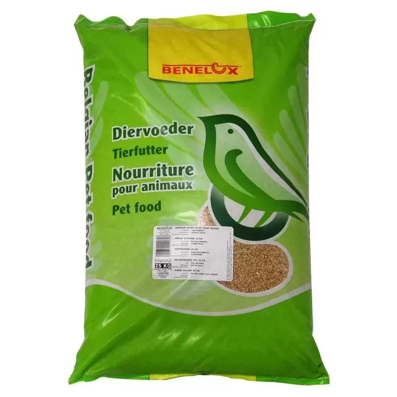 Gruau d'Avoine pour pigeons 25kg - Benelux Gruau d'Avoine pour pigeons 25kg - Benelux