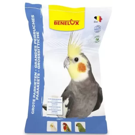 Mélange Grandes Perruches Superieur 20kg - Benelux à 29,95 € - Kinlys - 1210229 - Grandes Perruches