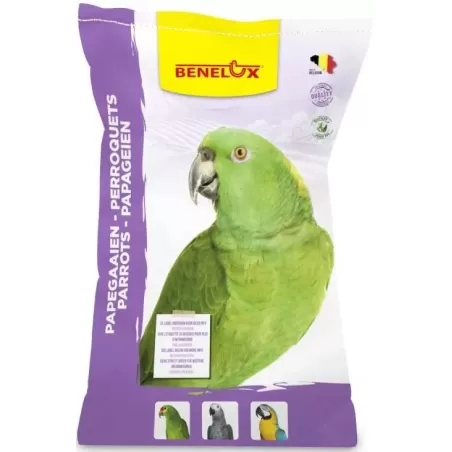 Mélange Perroquets au Fruit 15kg - Benelux à 36,95 € - Kinlys - 127021 - Perroquets