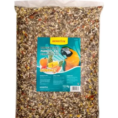 Mélange Perroquets Gourmet XXL 12,5kg - Benelux à 39,95 € - Kinlys - 127031 - Perroquets