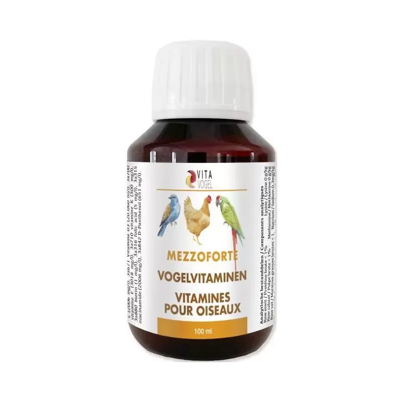 Mezzoforte Vitamines d'Oiseau 100ml - Benelux Mezzoforte Vitamines d'Oiseau 100ml - Benelux
