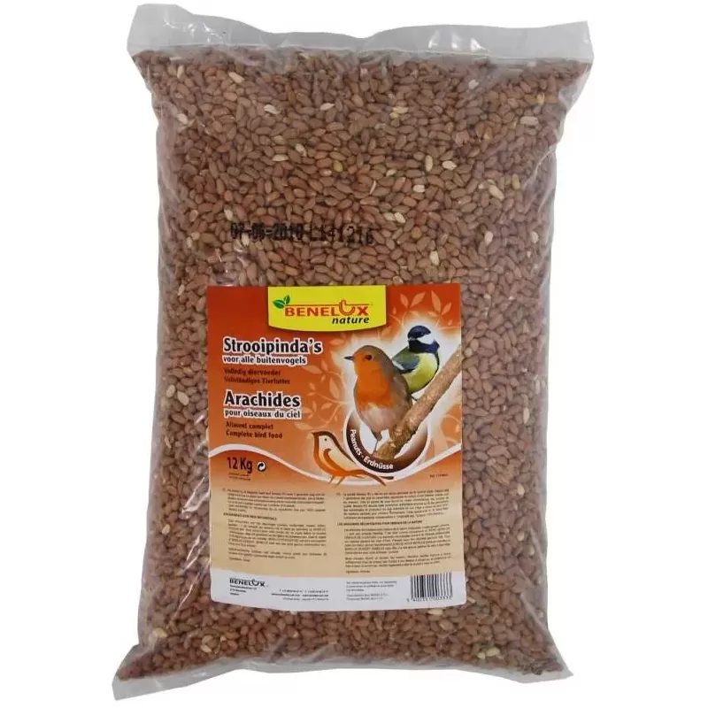 Arachides Décortiquées 12kg - Benelux Arachides Décortiquées 12kg - Benelux