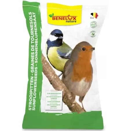 Graines de Tournesol Hiver 15kg - Benelux à 23,95 € - Kinlys - 1166001 - Oiseaux de la nature