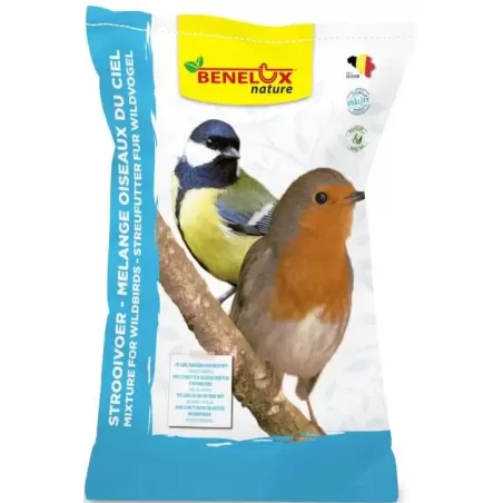 Mélange Oiseaux du Ciel 20kg - Benelux à 19,95 € - Kinlys - 1210429 - Oiseaux de la nature