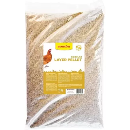 Circular Layer Pellet 15kg - Benelux à 15,95 € - Kinlys - 2210048 - Volaille
