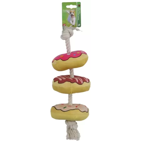 Jouet en peluche pour chien Donuts Couineur 40cm - Gebr. De Boon à 9,95 € - Gebr. de Boon - 0205496 - Jouets en peluche