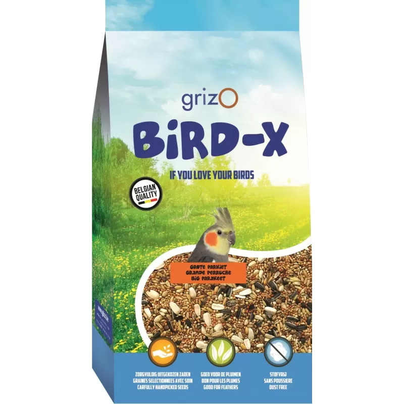 Bird-X Grande Perruche 5kg - Grizo Bird-X Grande Perruche 5kg - Grizo
