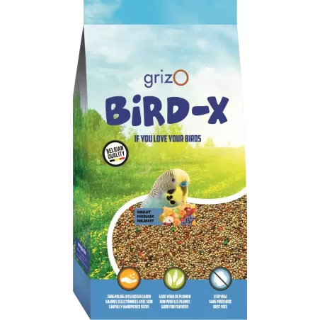 Bird-X Perruche avec Fruits 20kg - Grizo à 30,95 € - Grizo - 101021200 - Perruches