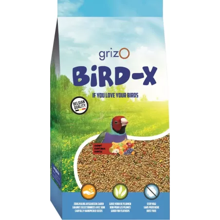 Bird-X Exotique avec fruits 5kg - Grizo à 10,95 € - Grizo - 101022050 - Exotiques