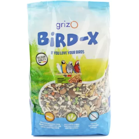 Bird-X Perroquets avec noix 3kg - Grizo à 11,75 € - Grizo - 101106030 - Perroquets