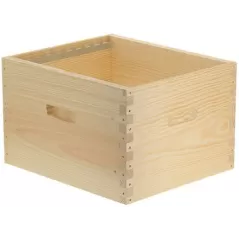 Corps Dadant Blatt 10 cadres simple parois a tenons - Bijenhof à 44,30 € - Bijenhof - 10146 - Ruches