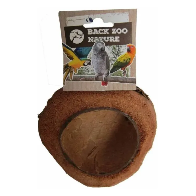 Mangeoire Naturelle Coconut - Back Zoo Nature Mangeoire Naturelle Coconut - Back Zoo Nature