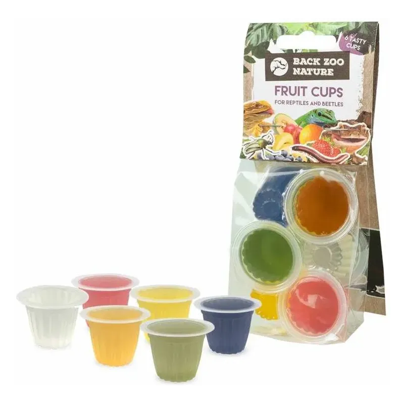 Fruits Cups pour Reptiles 6pcs - Back Zoo Nature Fruits Cups pour Reptiles 6pcs - Back Zoo Nature