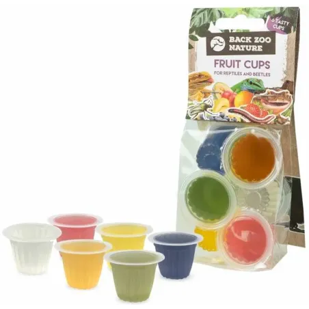 Fruits Cups pour Reptiles 6pcs - Back Zoo Nature à 3,95 € - Back Zoo Nature - ZF9330 - Nourriture