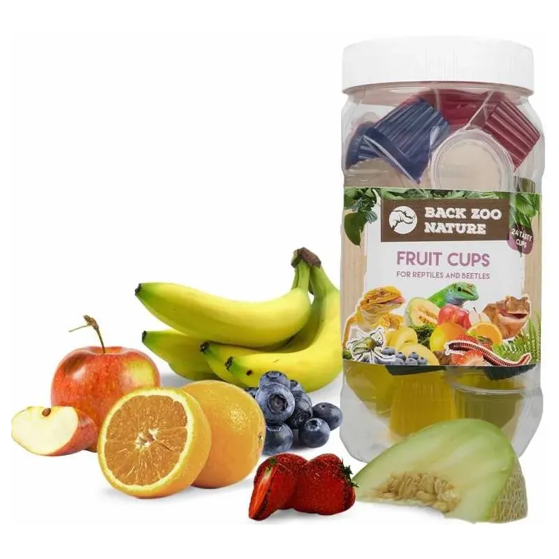 Fruits Cups pour Reptiles 24pcs - Back Zoo Nature Fruits Cups pour Reptiles 24pcs - Back Zoo Nature