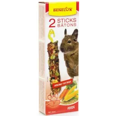 2 Sticks Degus Verde - Benelux à 1,55 € - Kinlys - 36241 - Crackers - Sticks