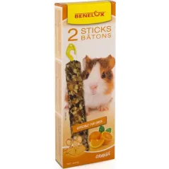 2 Sticks Cobayes Orange - Benelux à 1,90 € - Kinlys - 36246 - Crackers - Sticks