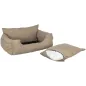 Siège de Voiture Double 80x35x60 xm Taupe - Trixie Siège de Voiture Double 80x35x60 xm Taupe - Trixie