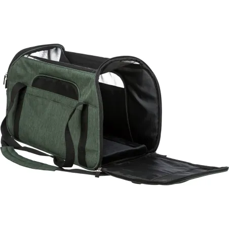 Sac de Transport Madison Vert Olive 25x33x50cm - Trixie à 39,99 € - Trixie - 28899 - Cages de transport