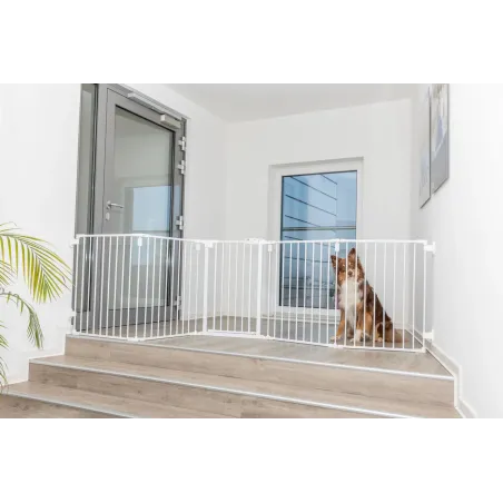 Barrière pour chiens avec porte, 5 parties - Trixie à 109,00 € - Trixie - 39464 - Autres