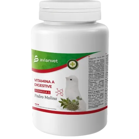 Vitamina A Digestive 125gr - Avianvet à 10,90 € - Avianvet - 194411 - Vitamines et Compléments