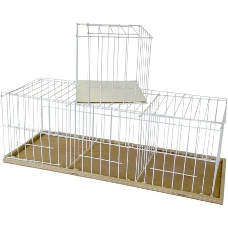 Panier d'exposition 3 compartiments sans fond 93x31x31cm - Natural à 26,95 € - Natural - 902091 - Paniers